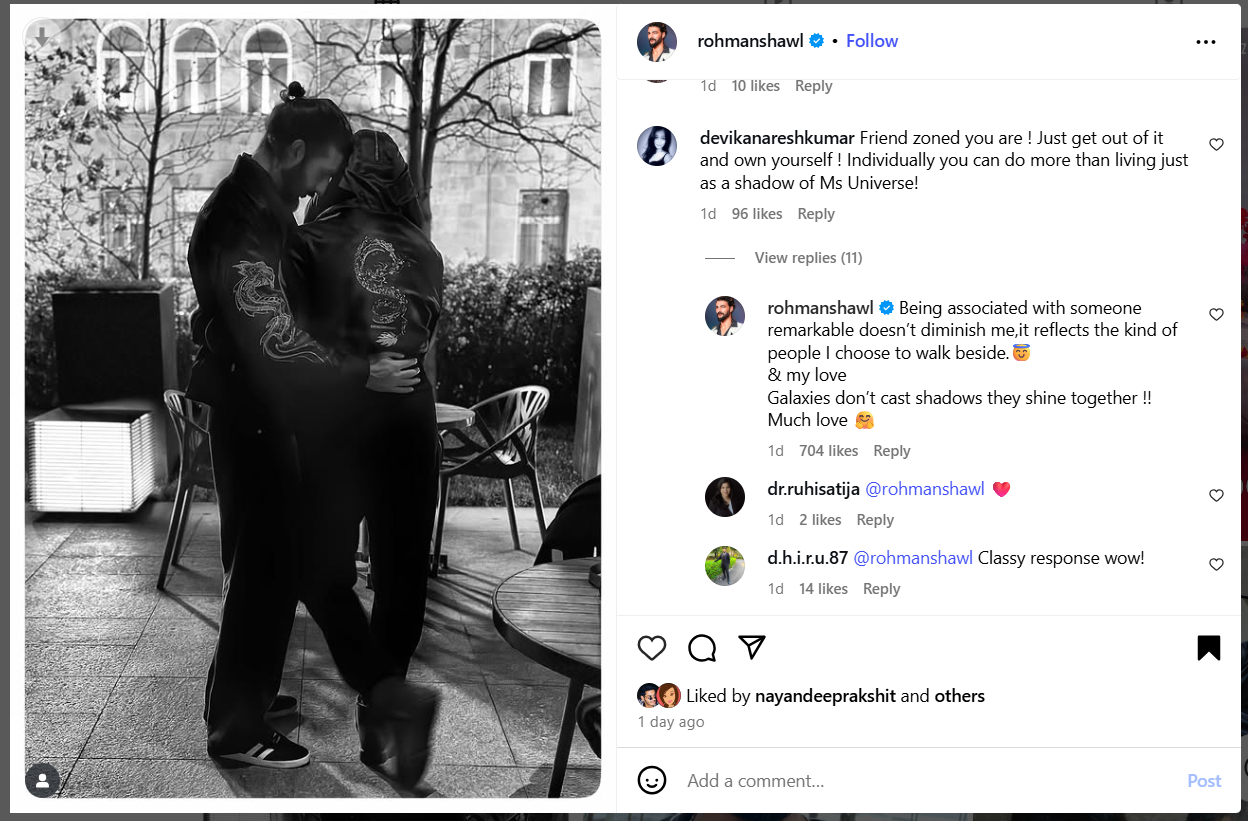 Rohman reacts to trolls