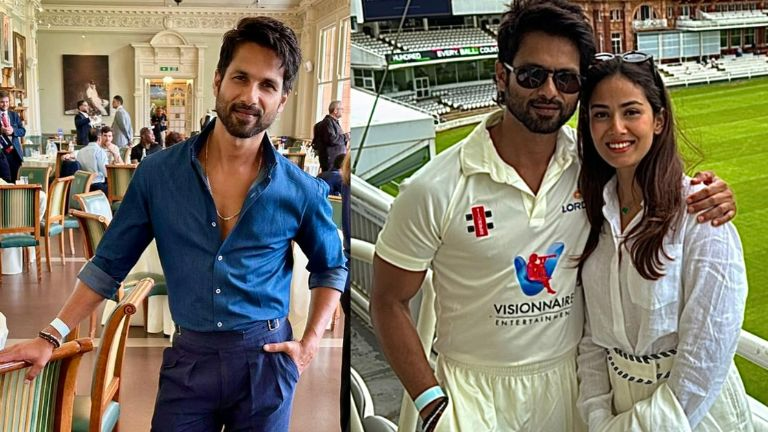 Shahid Kapoor, Mira Rajput Spends Day At Lord's Cricket Ground