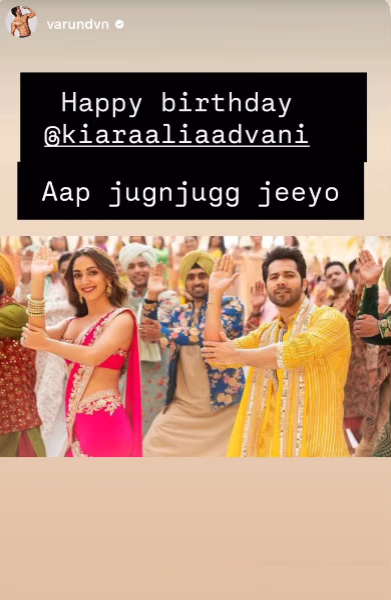 Varun wishes Kiara