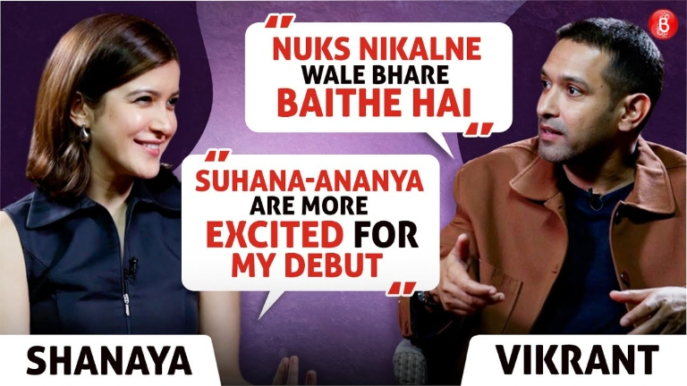 Vikrant Massey-Shanaya Kapoor On Aankhon Ki Gustaakhiyan, Love, Debut Film & Suhana-Ananya Support