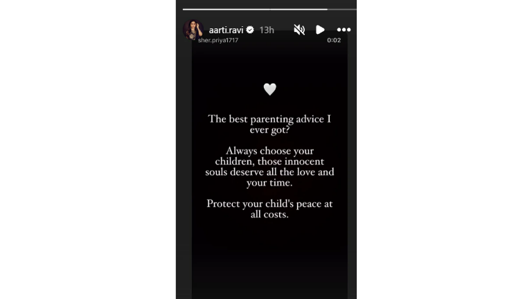 Aarti Ravi Drops Cryptic Posts