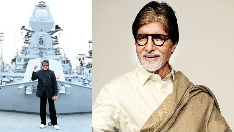 Amitabh Bachchan Spends A Day At Indian Navy Warship