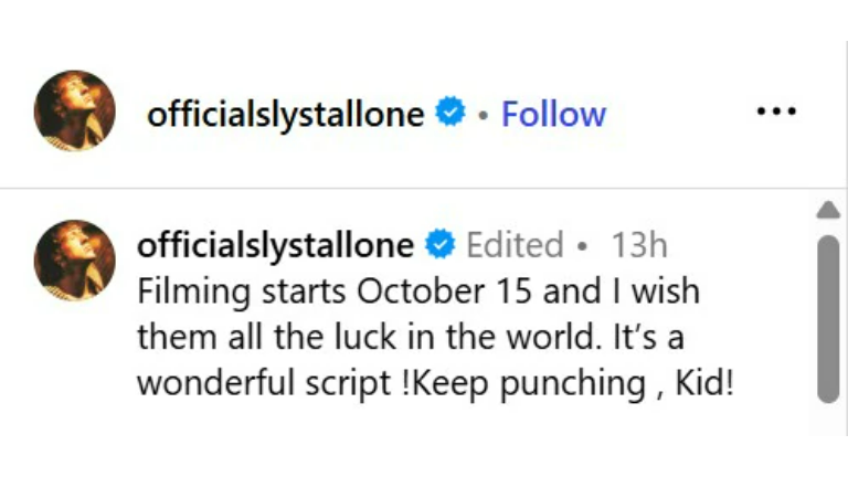 Anthony Ippolito To Star As Sylvester Stallone