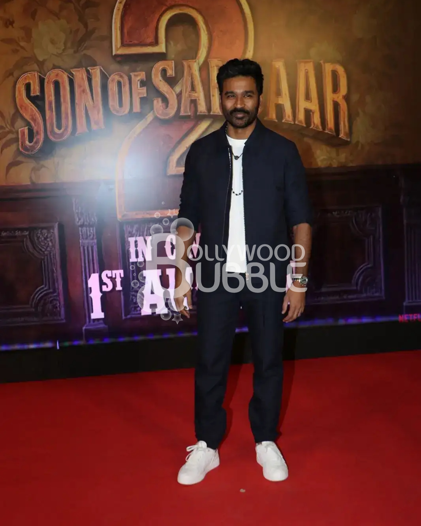 Dhanush at Son Of Sardaar 2 screening