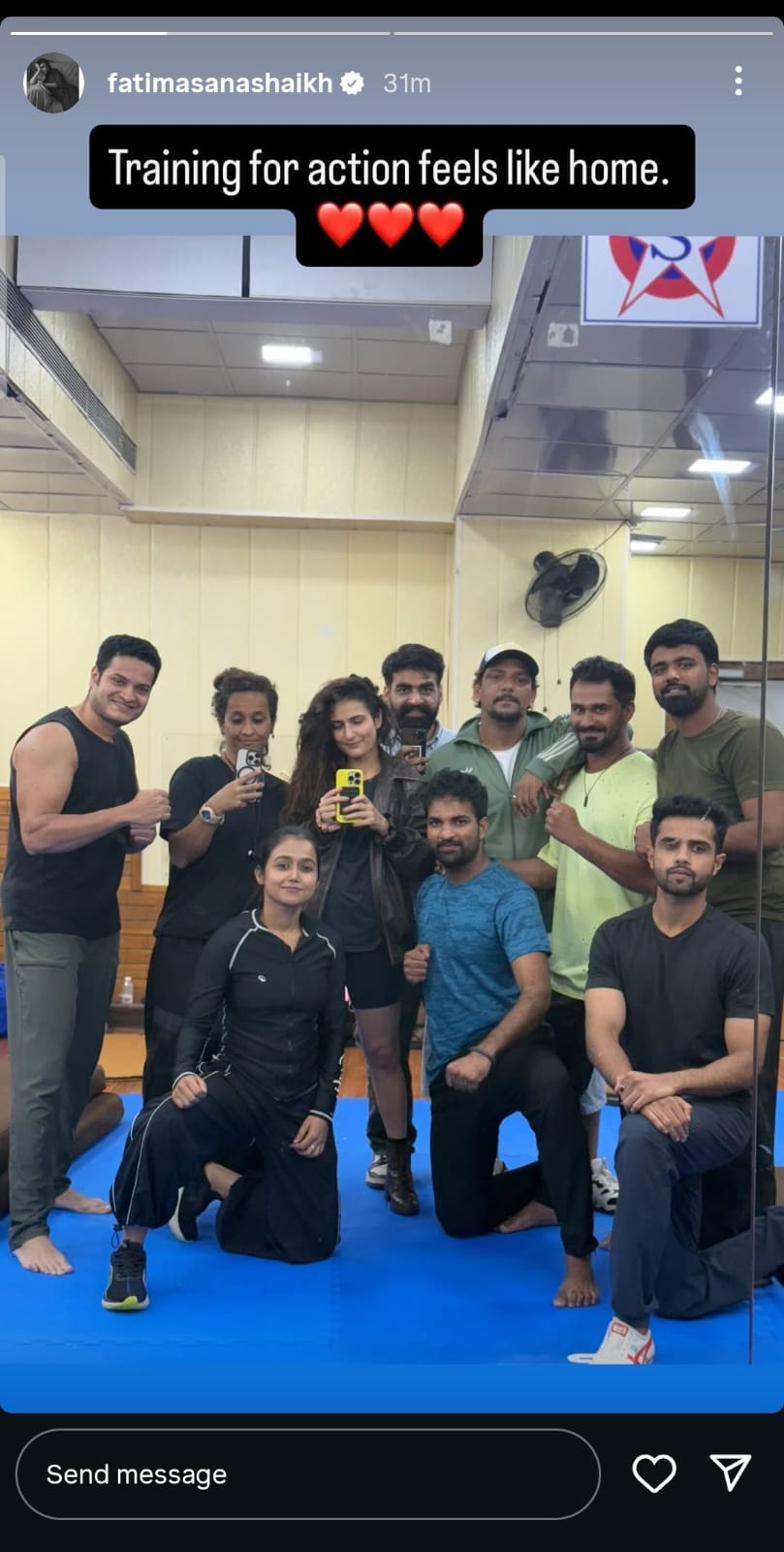 Fatima Sana Shaikh Gears Up for an Action Movie