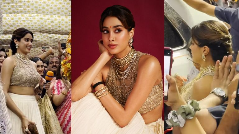 Janhvi Kapoor Mobbed by Fans at Dahi Handi Event