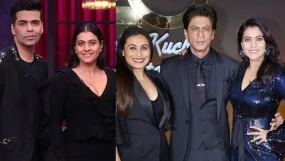 Kajol Celebrates SRK, Kajol, Karan Johar National Award Win