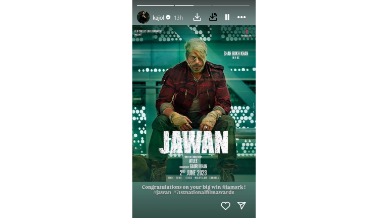 Kajol Reacts To SRK National Award Win