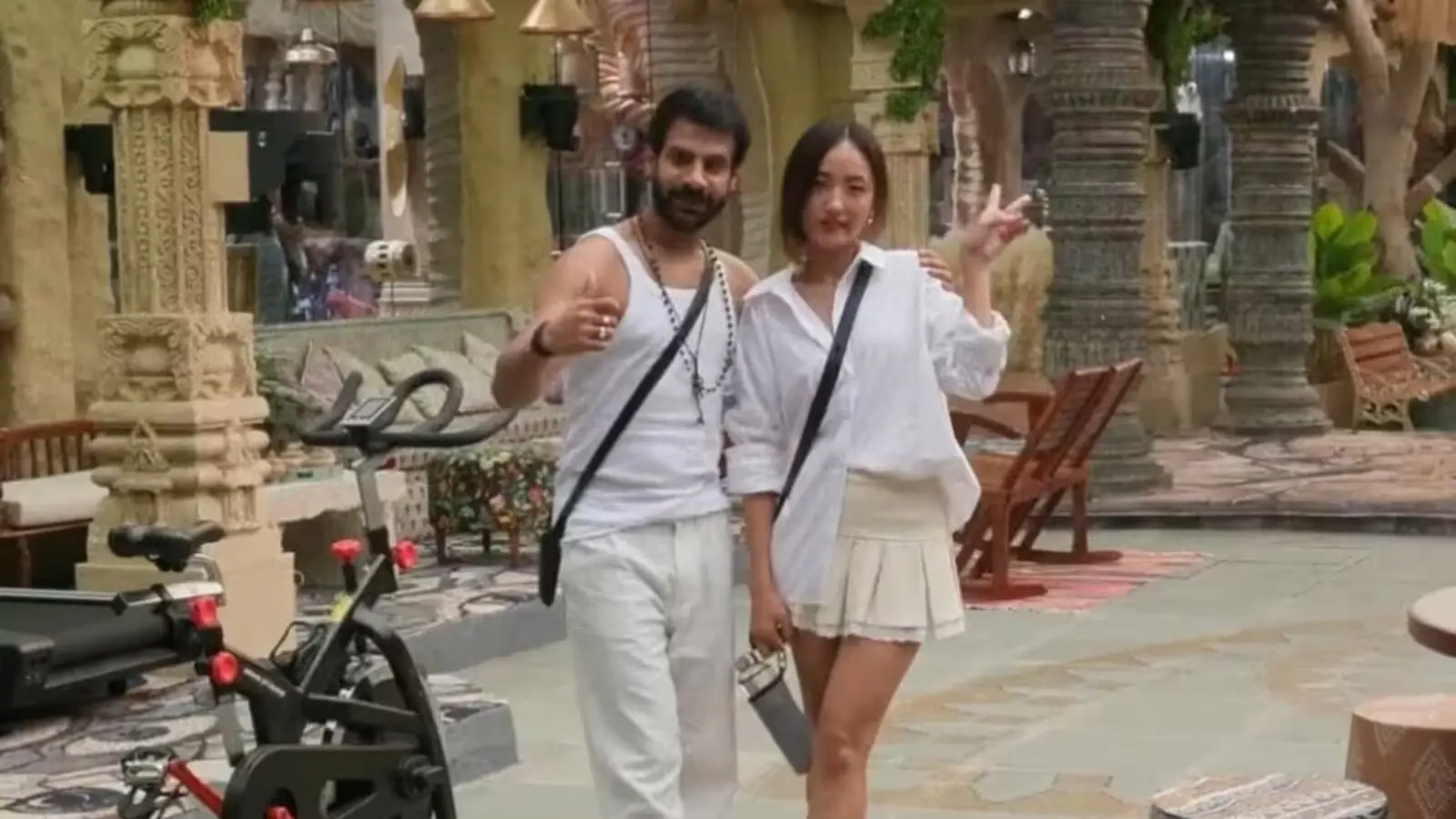 Karan Veer Mehra and Chum Darang