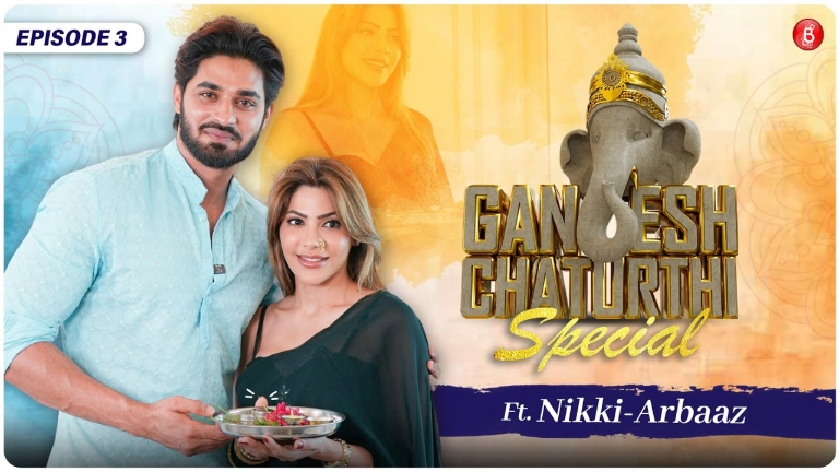 Nikki Tamboli & Arbaz Patel on Ganpati Decoration, Festival Stories & Embracing Different Cultures