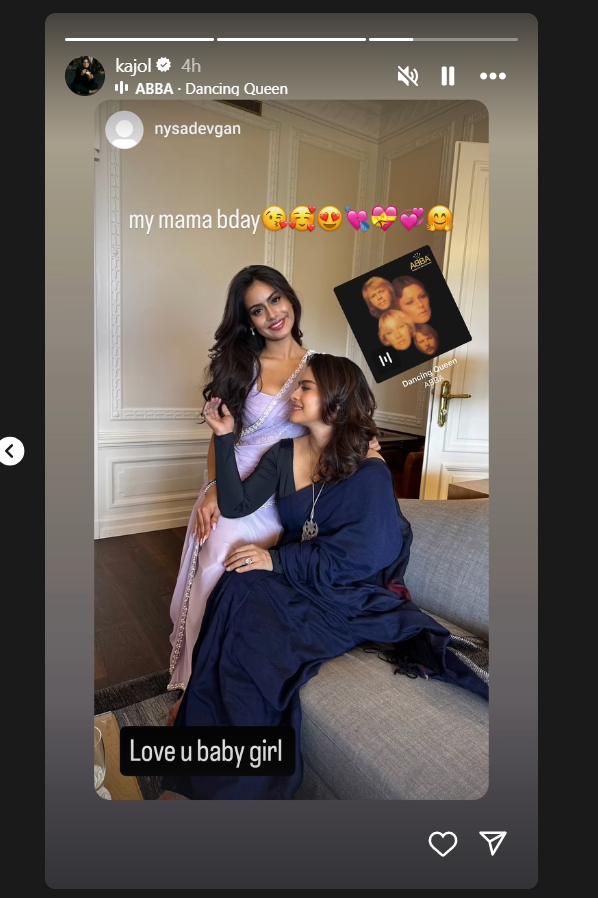 Nysaa wishes Kajol