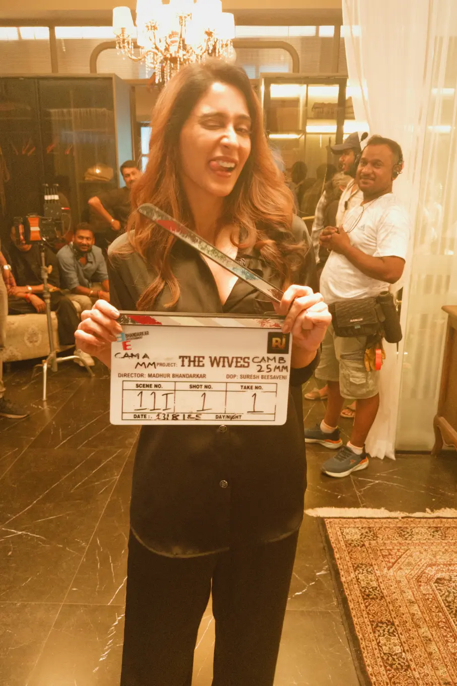 Regena Cassandrra Shares BTS Pic From The Sets Of Madhur Bhandarkar’s The Wives