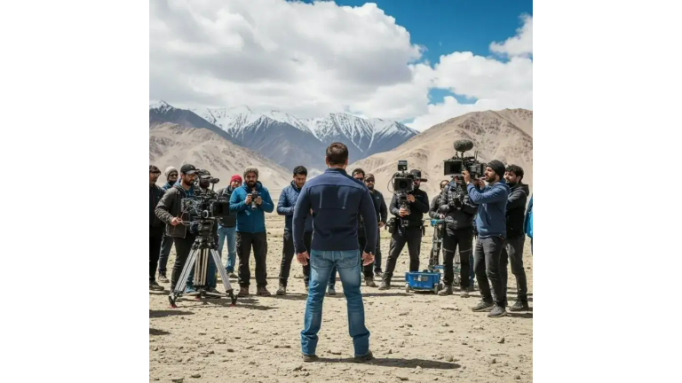Salman Khan Picture From Battle Of Galwan Set