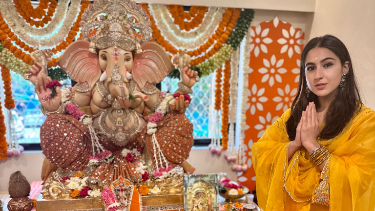 Sara Ali Khan Ganesh Chaturthi