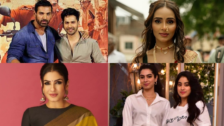 john abraham varun dhawan raveena tandon khushi kapoor janhvi