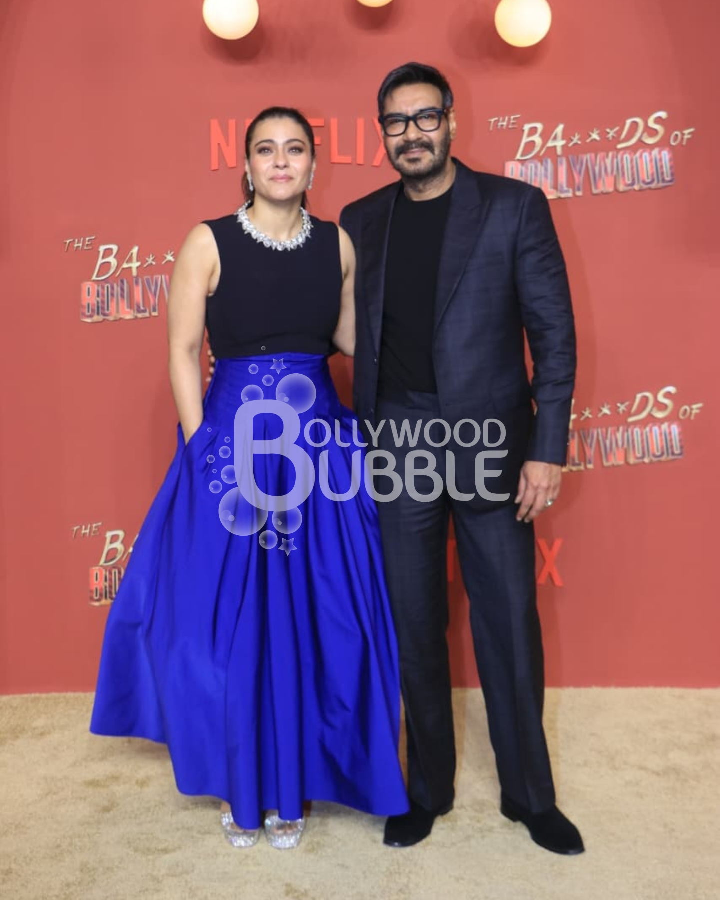 Ajay Devgn and Kajol at Ba___ds Of Bollywood Screening