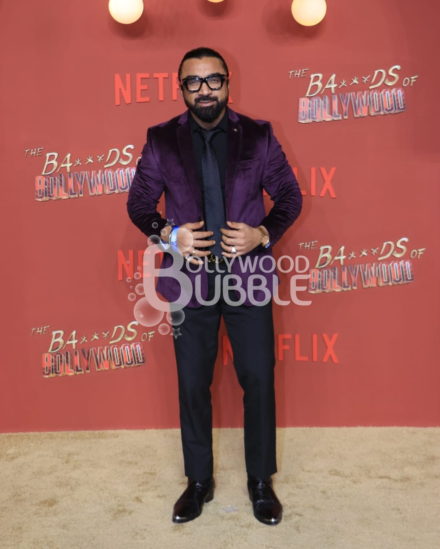 Ajaz Khan at Ba___ds Of Bollywood Screening