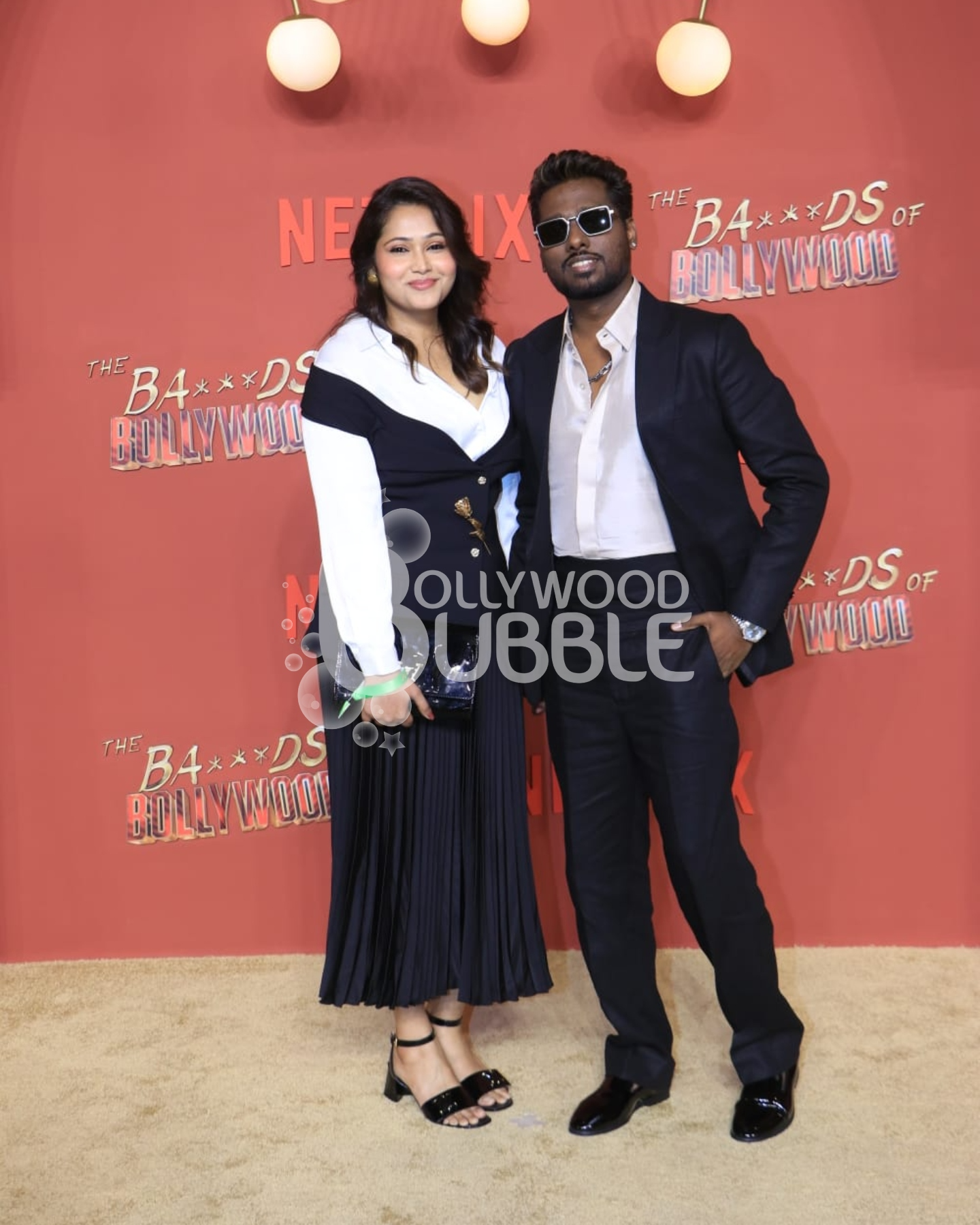 Atlee and Priya at Ba___ds Of Bollywood Screening