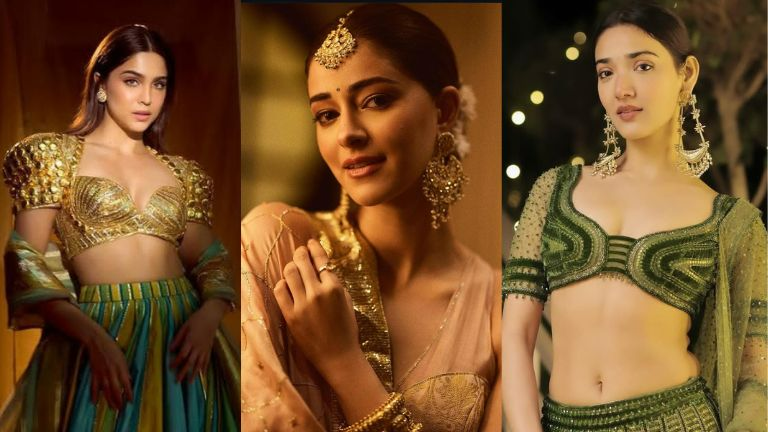 Sharvari, Ananya Panday To Medha Shankr In Festive Lehengas