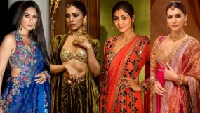 Bollywood Actresses Inspired Navratri Outfits In 9 Colours Of The Festival