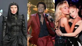Lady Gaga Ariana Grande Sabrina Carpenter Bruno Mars
