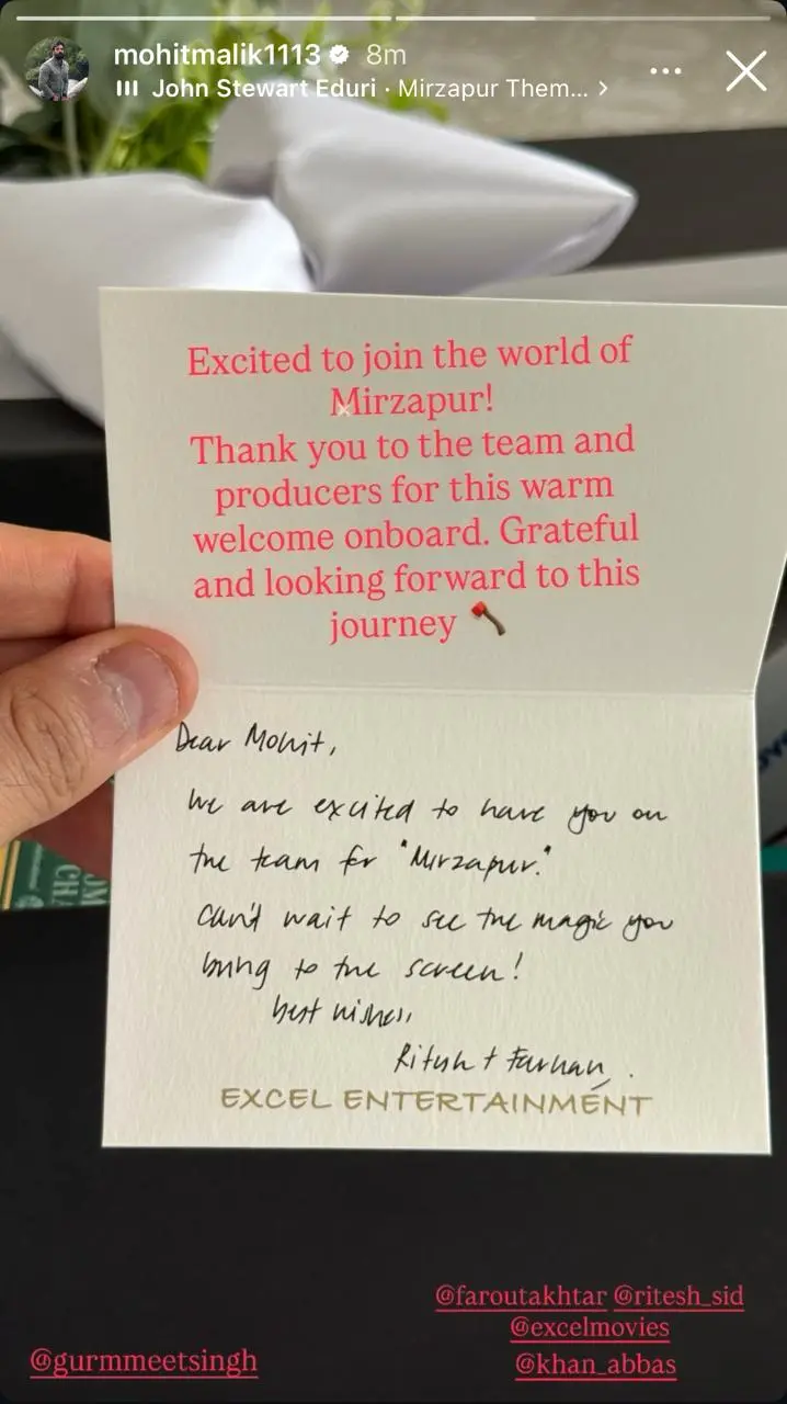 Mohit Malik Makes His Mirzapur Debut