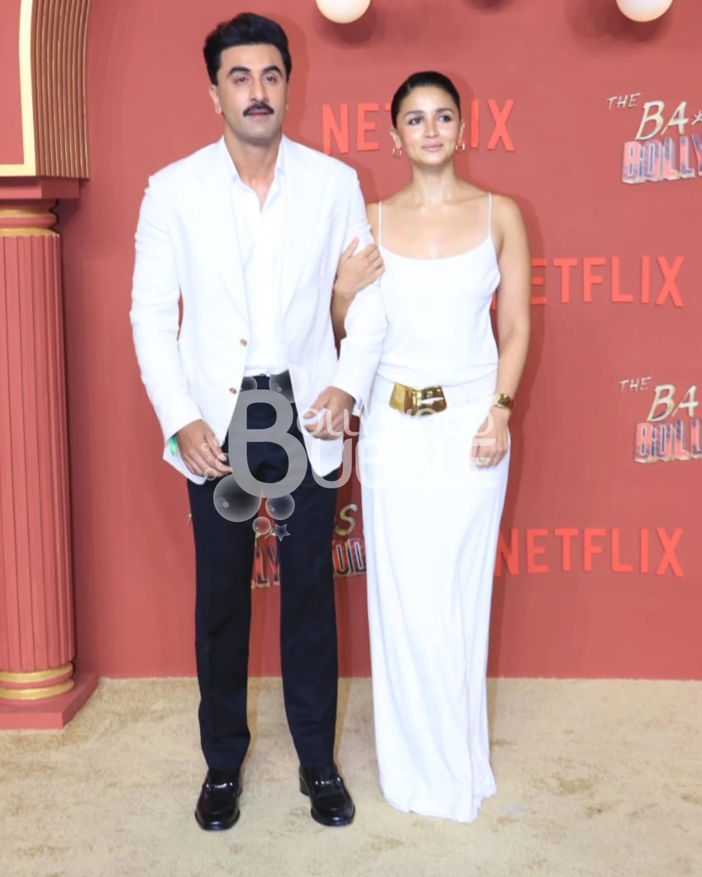 Ranbir Kapoor and Alia Bhatt at Ba___ds Of Bollywood Screening