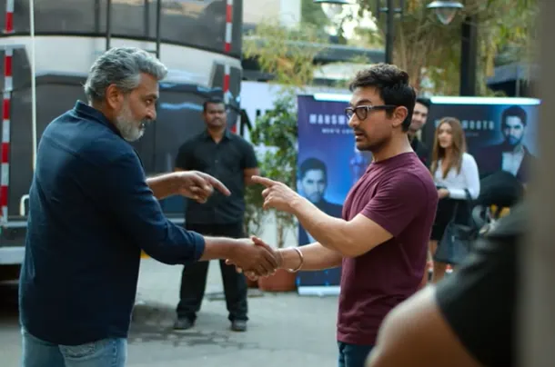 SS Rajmouli and Aamir Khan