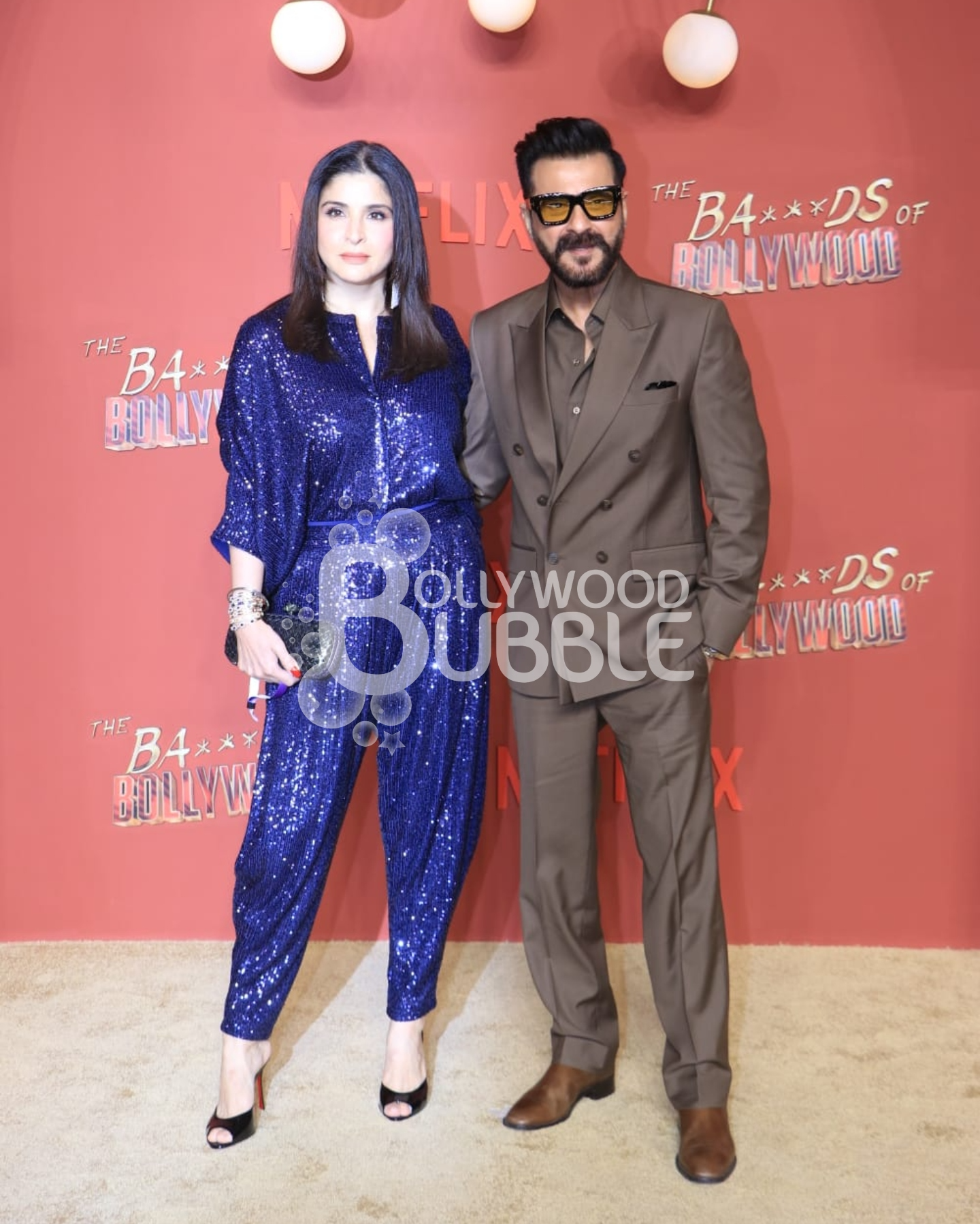 Sanjay Kapoor and Maheep Kapoor at Ba___ds Of Bollywood Screening