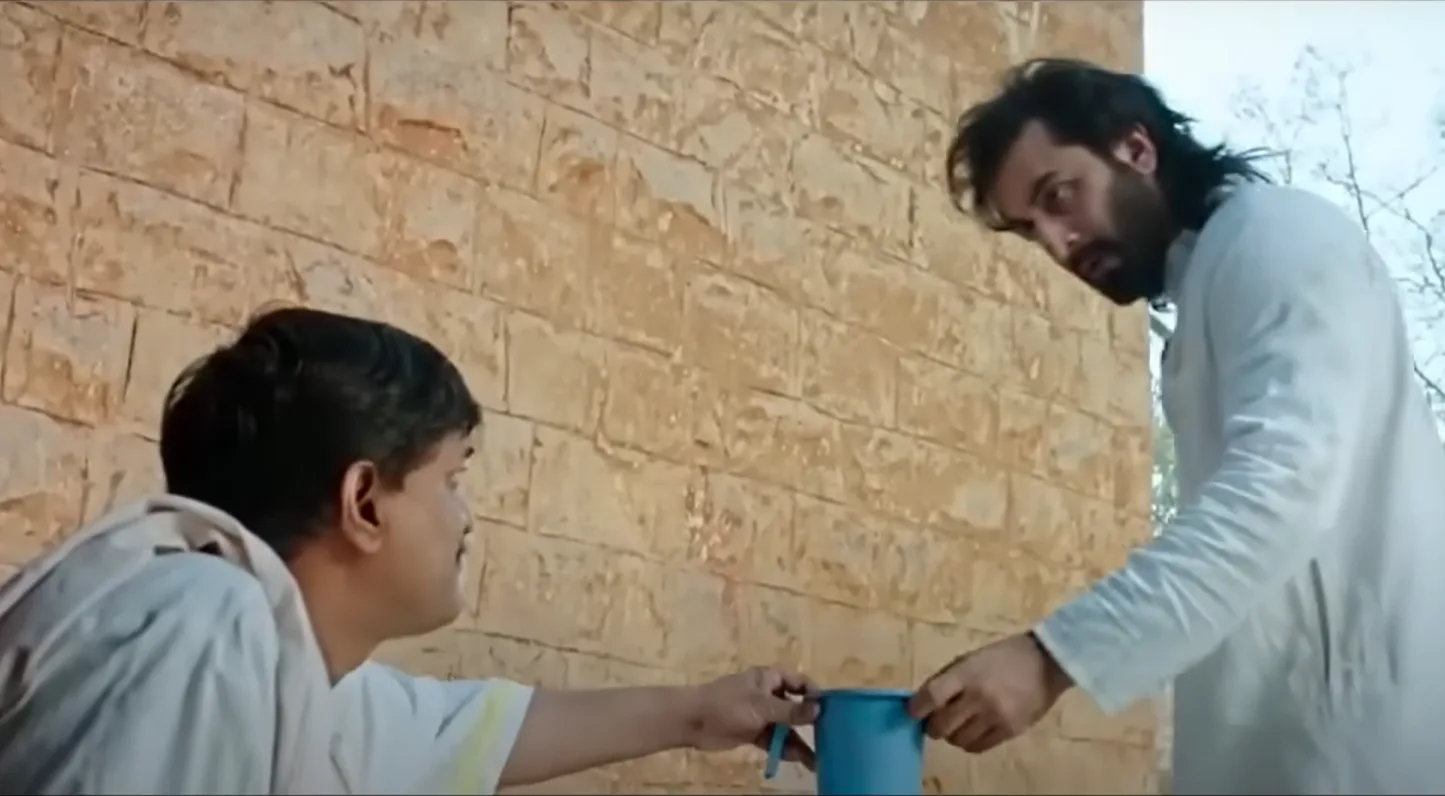 Sanju scene where Sanjay Dutt (playe dby Ranbir Kapoor) had to shave his beard