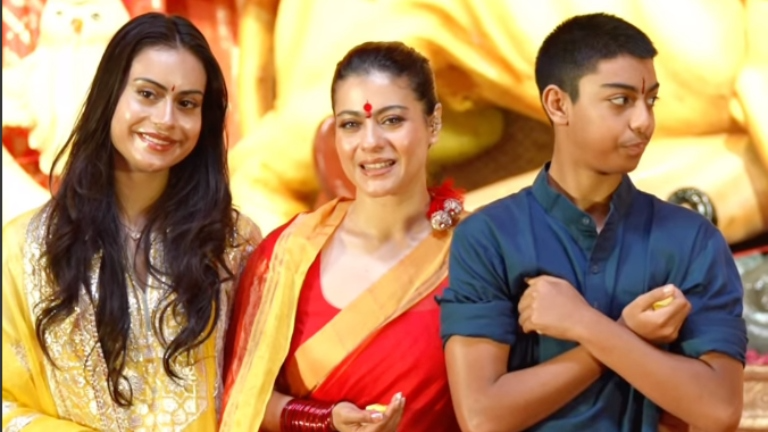 kajol's kids yug and nysaa