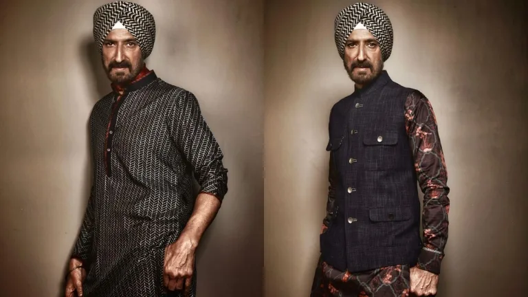 rahul dev in JJ Valaya Turban Look