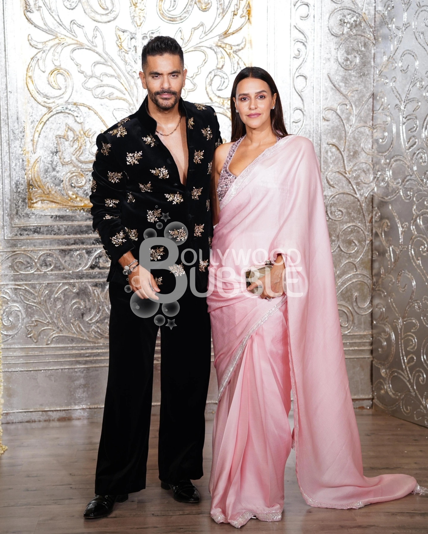 Angad Bedi and Neha Dhupia at Manish Malhotra’s Diwali Party