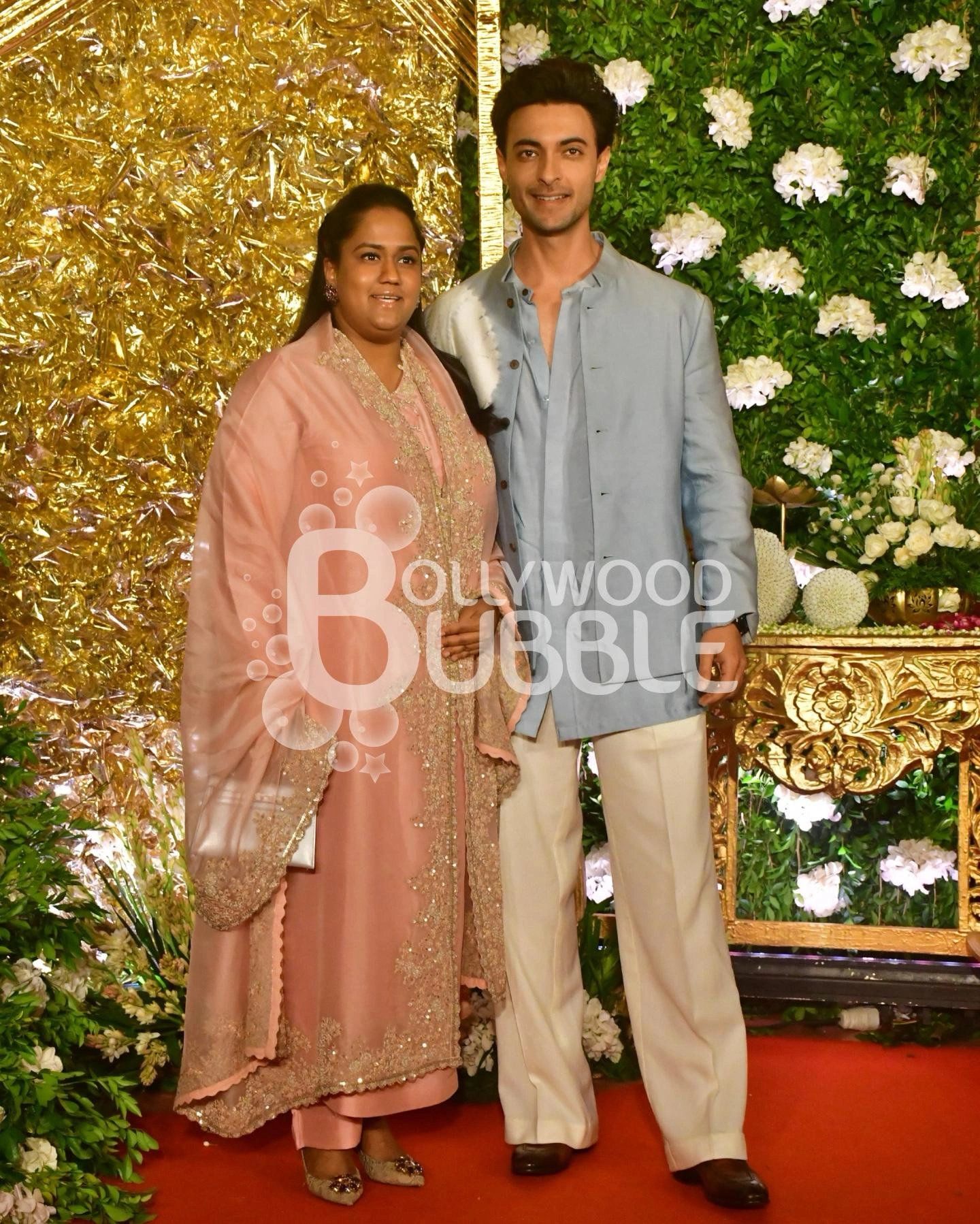 Arpita Khan Sharma and Aayush Sharma at Ramesh Taurani’s Diwali Party 2025