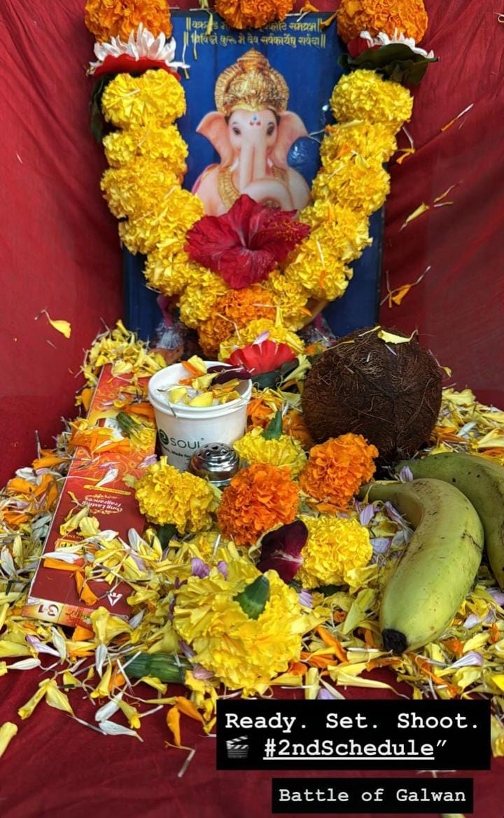 Battle Of Galwan 2nd Schedule Kickstarts In Mumbai Today