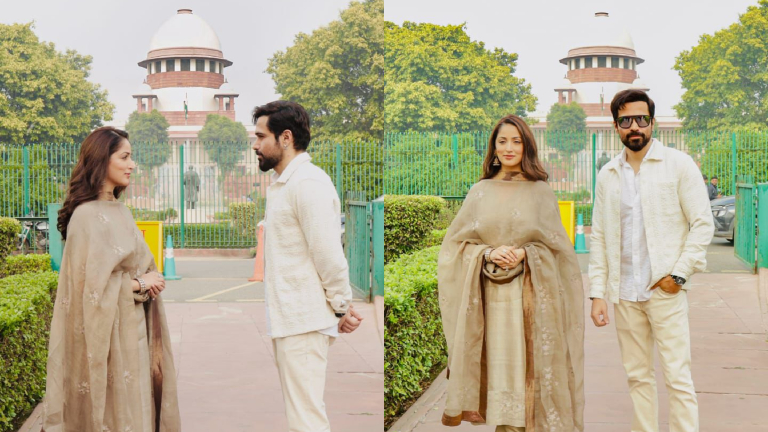Emraan Hashmi, Yami Gautam Dhar Visit Honourable Supreme Court Of India To Recreate HAQ Poster