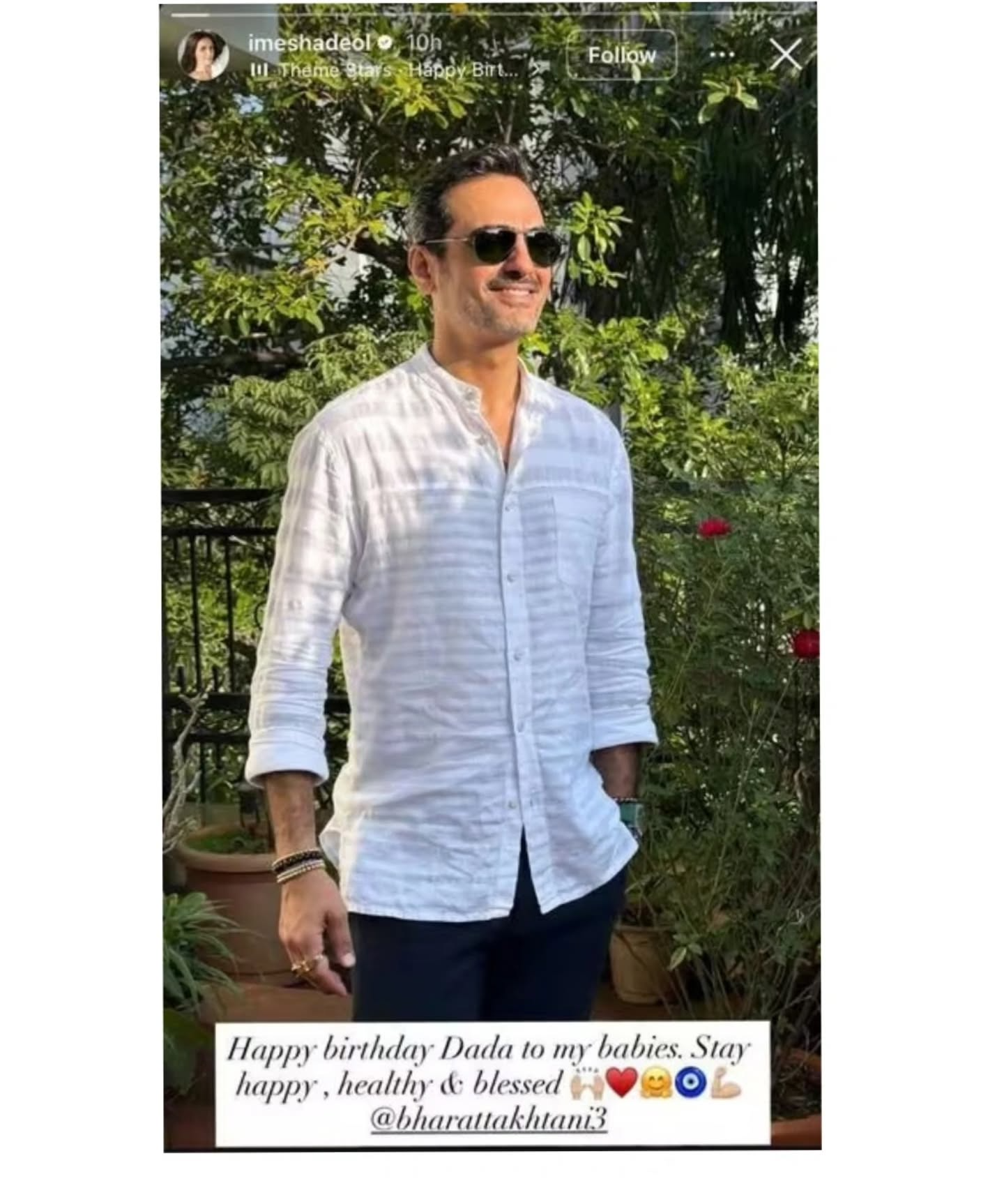 Esha Deol wishes Bharat Takhtani