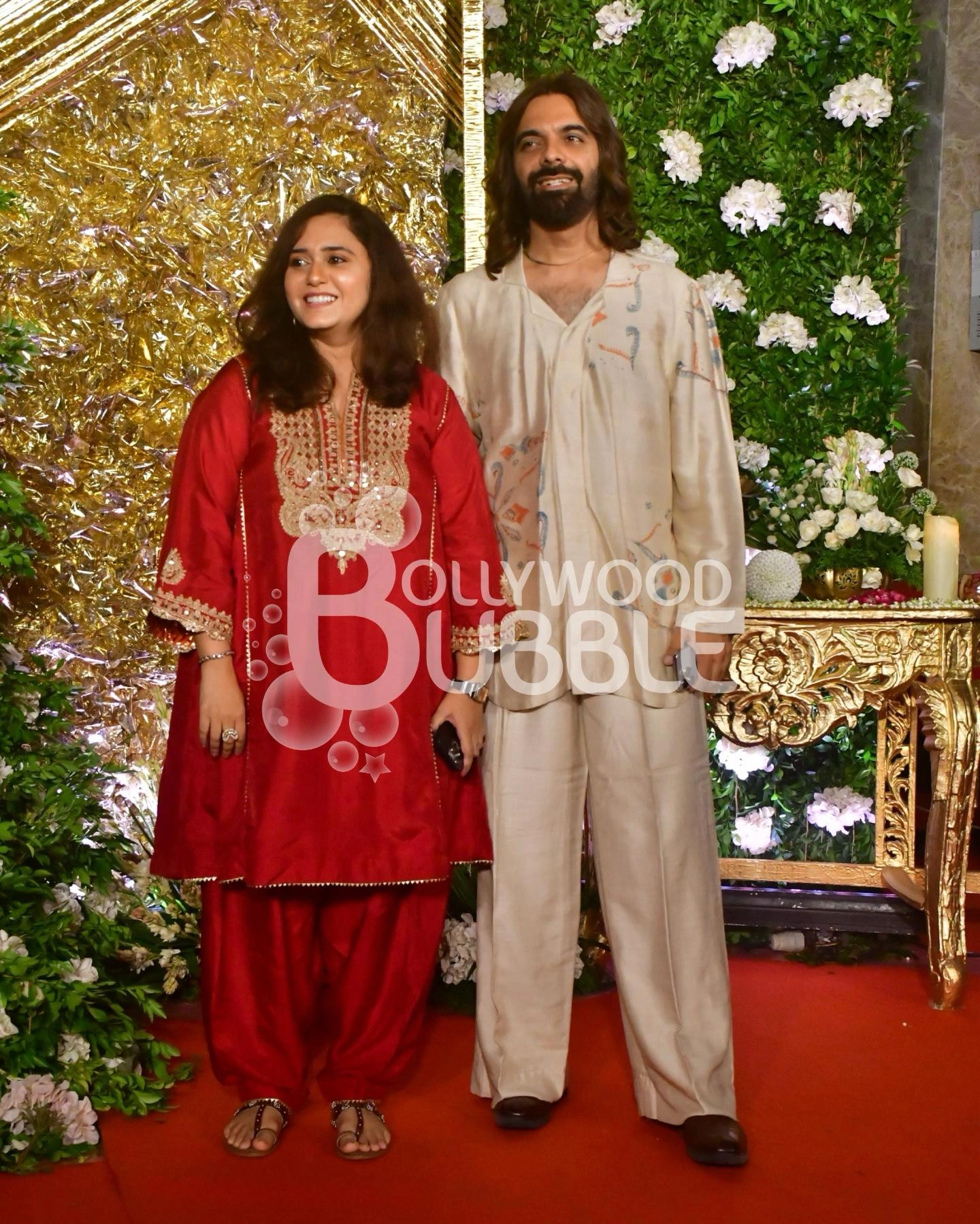 Jigar and his wife at Ramesh Taurani’s Diwali Party 2025