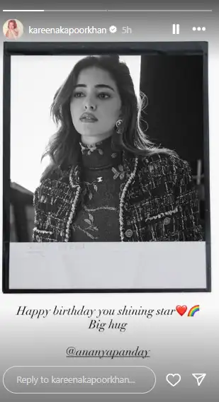 Kareena wishes Ananya