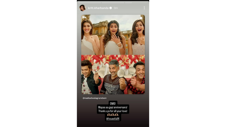 Kriti Kharbanda Instagram Story