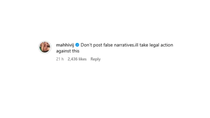 Mahhi Vij REACTS To Divorce Rumours