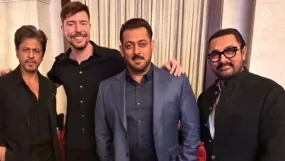 MrBeast Share Pic With Shah Rukh Khan, Salman Khan And Aamir Khan