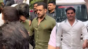 Salman Consoles Nikitin, Arbaaz Offers Condolences