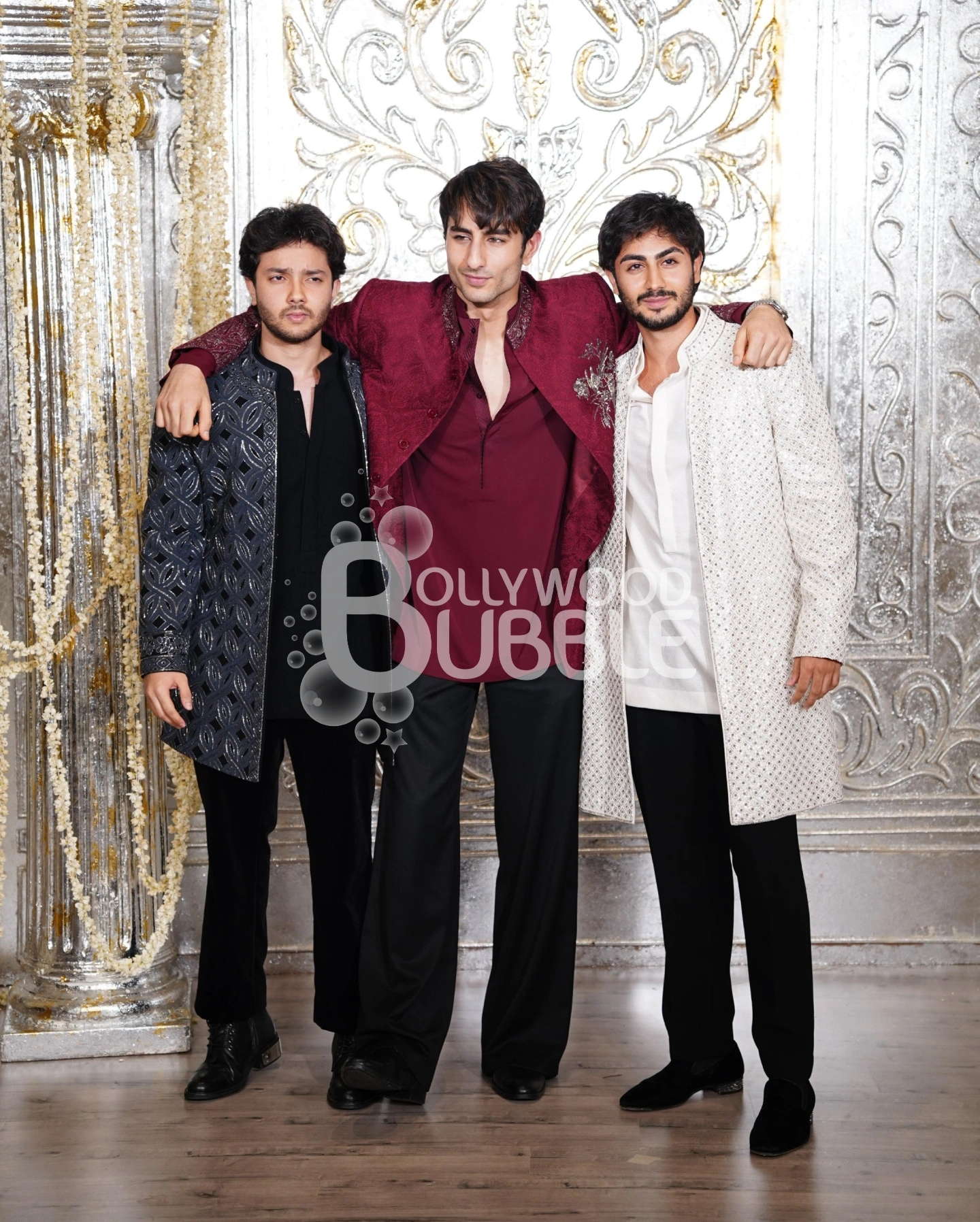 Nirvaan, Ibrahim Ali Khan and Arhaan at Manish Malhotra’s Diwali Party