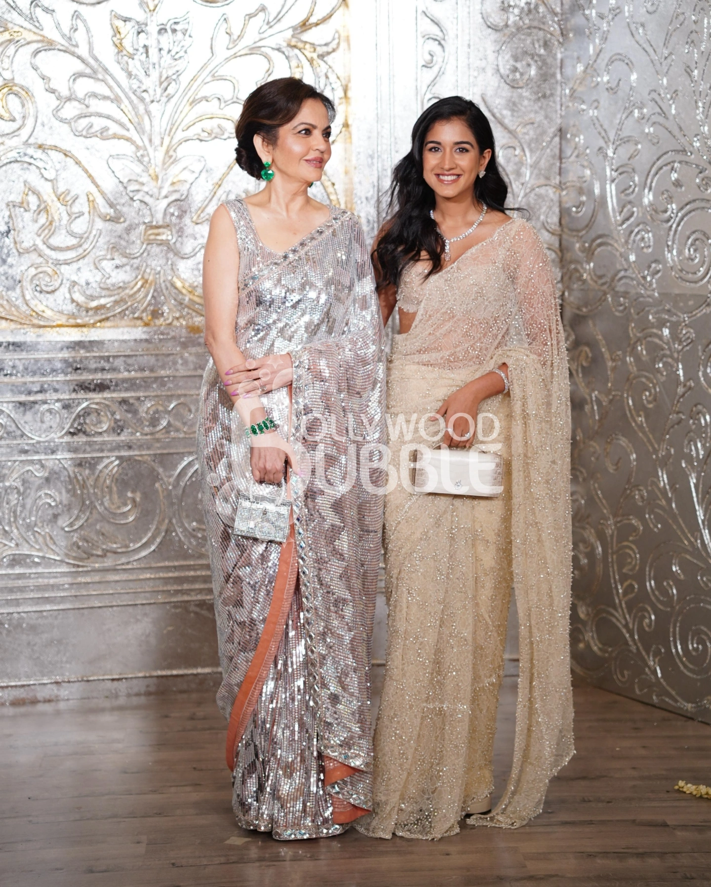 Nita Ambani and Radhika Merchant at Manish Malhotra’s Diwali Party