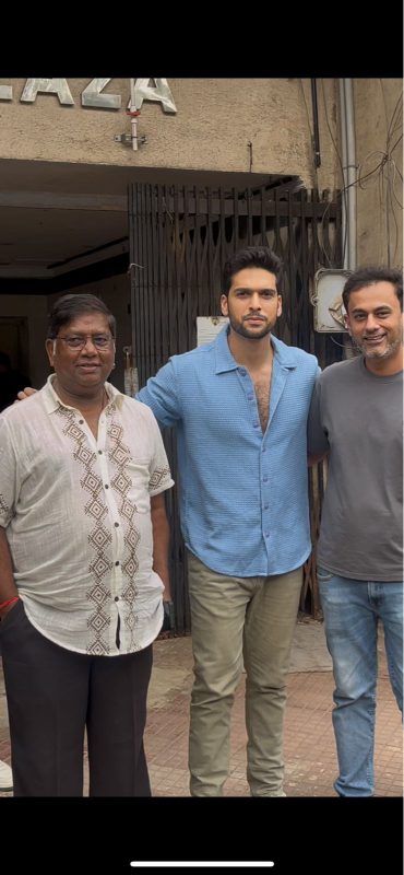 Sai Ketan Rao With Producer Ravi Adhikari, Actor Jaywant Wadekar