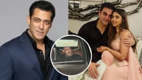 Salman Khan Spotted At Hinduja Hospital To Meet Arbaaz, Sshura’s Newborn