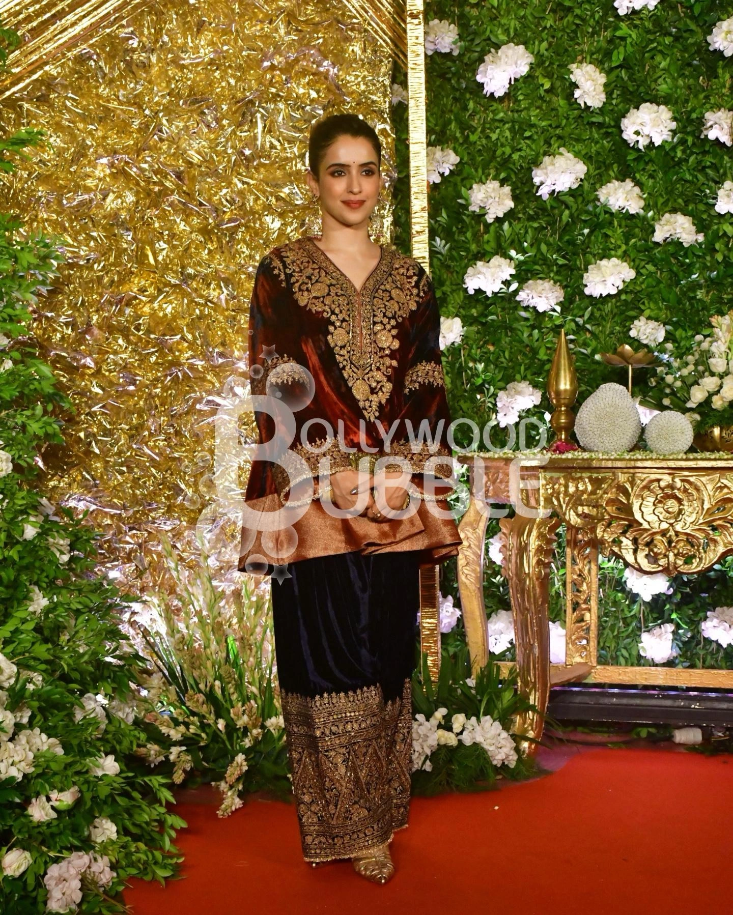Sanya Malhotra at Ramesh Taurani’s Diwali Party 2025