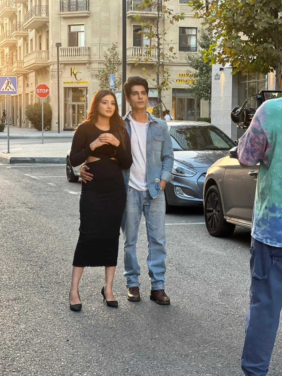 Shaan R Grover On The Sets Of A Music Video In Azerbaijan