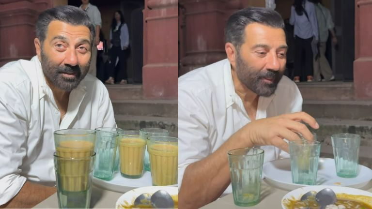 Sunny Deol Relishes Samosa, Paneer Kachori